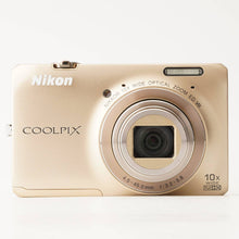 Load image into Gallery viewer, Nikon COOLPIX S6300 Elegant Gold 10x Wide Optical Zoom