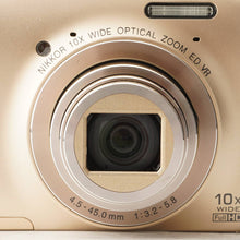 Load image into Gallery viewer, Nikon COOLPIX S6300 Elegant Gold 10x Wide Optical Zoom