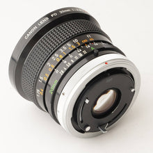 画像をギャラリービューアに読み込む, キヤノン Canon FD 20mm F2.8 S.S.C.