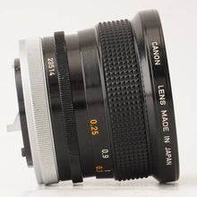 画像をギャラリービューアに読み込む, キヤノン Canon FD 20mm F2.8 S.S.C.