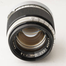 画像をギャラリービューアに読み込む, キヤノン Canon 50mm F1.8 L39 LTM