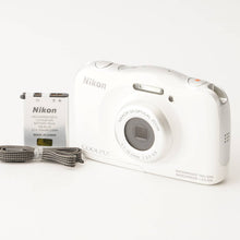 画像をギャラリービューアに読み込む, ニコン Nikon COOLPIX S33 ホワイト 3x 光学ズーム 防水耐衝撃
