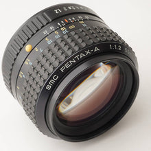 Load image into Gallery viewer, Pentax SMC PENTAX-A 50mm f/1.2 K Mount