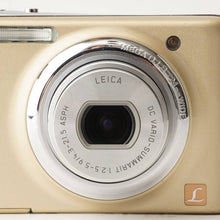 Load image into Gallery viewer, Panasonic LUMIX DMC-FX77 Gold Compact Digital Camera