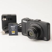 Load image into Gallery viewer, Nikon COOLPIX S9300 Black 18x Wide Optical Zoom