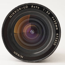 画像をギャラリービューアに読み込む, ニコン Nikon Ai NIKKOR-UD Auto 20mm F3.5