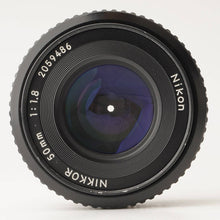 画像をギャラリービューアに読み込む, ニコン Nikon Ai-s NIKKOR 50mm F1.8 パンケーキレンズ