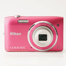 Load image into Gallery viewer, Nikon COOLPIX S3500 Pink 7x Wide Optical Zoom