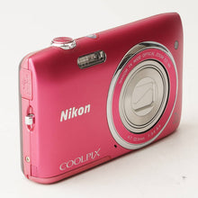 Load image into Gallery viewer, Nikon COOLPIX S3500 Pink 7x Wide Optical Zoom