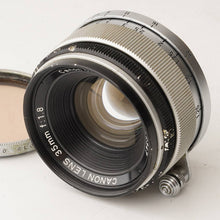 画像をギャラリービューアに読み込む, キヤノン Canon 35mm F1.8 ライカ L39 マウント
