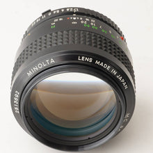 画像をギャラリービューアに読み込む, ミノルタ Minolta MC Rokkor 85mm F1.7 MDマウント