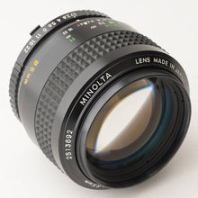 画像をギャラリービューアに読み込む, ミノルタ Minolta MC Rokkor 85mm F1.7 MDマウント