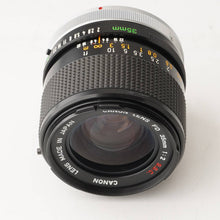 画像をギャラリービューアに読み込む, キヤノン Canon FD 35mm F2 S.S.C.