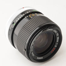 画像をギャラリービューアに読み込む, キヤノン Canon FD 35mm F2 S.S.C.