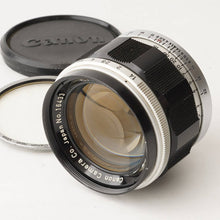 画像をギャラリービューアに読み込む, キヤノン Canon 50mm F1.4 ライカ L39マウント