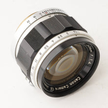 画像をギャラリービューアに読み込む, キヤノン Canon 50mm F1.4 ライカ L39マウント