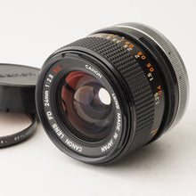 画像をギャラリービューアに読み込む, キヤノン Canon FD 24mm F2.8 S.S.C.