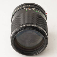 画像をギャラリービューアに読み込む, キヤノン Canon New FD 100mm F2