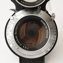 画像をギャラリービューアに読み込む, マミヤ Mamiya MAMIYA-SEKOR 105mm F3.5 マミヤ 二眼レフ用