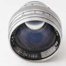 画像をギャラリービューアに読み込む, ニコン Nippon Kogaku NIKKOR-S・C 5cm 50mm F1.4 Sマウント