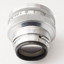画像をギャラリービューアに読み込む, ニコン Nippon Kogaku NIKKOR-S・C 5cm 50mm F1.4 Sマウント