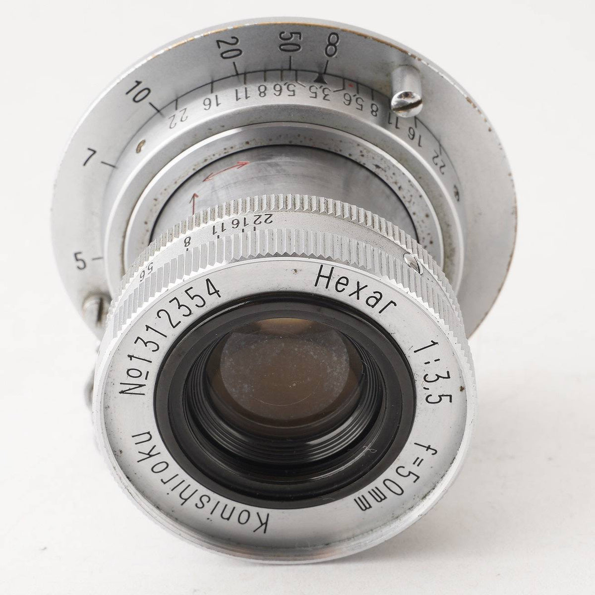 輝い 小西六写真工業 L39マウント ヘキサー F3.5 50mm (L) HEXAR 
