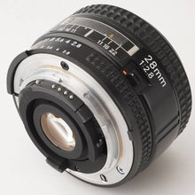 画像をギャラリービューアに読み込む, ニコン Nikon AF NIKKOR 28mm F2.8