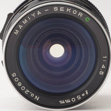 画像をギャラリービューアに読み込む, マミヤ Mamiya MAMIYA SEKOR C 50mm F4.5 RB67用