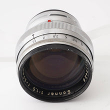 画像をギャラリービューアに読み込む, Carl Zess Zeiss Opton Sonnar 50mm F1.5 RED T Contax RFマウント