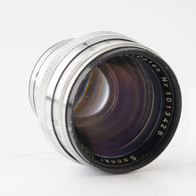 画像をギャラリービューアに読み込む, Carl Zess Zeiss Opton Sonnar 50mm F1.5 RED T Contax RFマウント