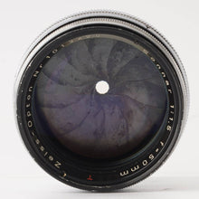 画像をギャラリービューアに読み込む, Carl Zess Zeiss Opton Sonnar 50mm F1.5 RED T Contax RFマウント