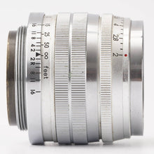 Load image into Gallery viewer, Tokyo Kogaku Topcor-S 5cm 50mm f/2 L39 LTM