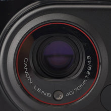 画像をギャラリービューアに読み込む, キヤノン Canon Autoboy TELE QUARTZ DATE / 40/70mm f/2.8/4.9