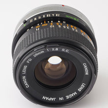 画像をギャラリービューアに読み込む, キヤノン Canon FD 28mm F2.8 S.C.