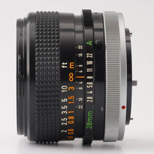 画像をギャラリービューアに読み込む, キヤノン Canon FD 28mm F2.8 S.C.