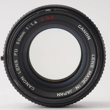 画像をギャラリービューアに読み込む, キヤノン Canon FD 50mm f/1.4 S.S.C.