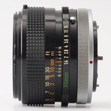 画像をギャラリービューアに読み込む, キヤノン Canon FD 50mm f/1.4 S.S.C.