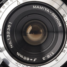 画像をギャラリービューアに読み込む, マミヤ Mamiya MAMIYA SEKOR 65mm F6.3 / SUPER 23 MAMIYA 65mm ファインダー