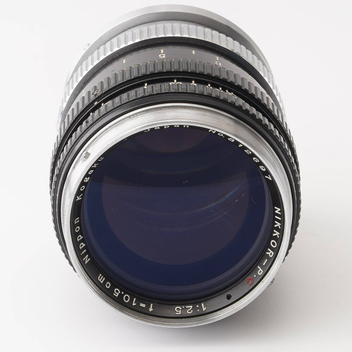 純正販促Nikon ニコン Nikkor-P.C 10.5cm f2.5 レンズ(単焦点)