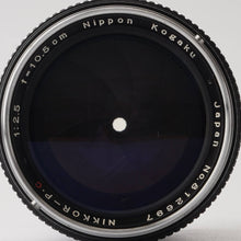 Load image into Gallery viewer, Nippon Kogaku NIKKOR P.C 10.5cm 105mm f/2.5 S mount