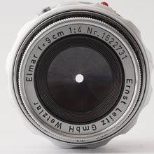 Load image into Gallery viewer, Leica Ernst Leitz GmbH Wetzlar Elmar 9cm 90mm f/4 Leica M mount
