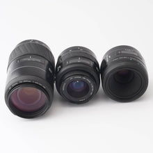 画像をギャラリービューアに読み込む, ミノルタ Minolta AF Macro 50mm F2.8 / ZOOM 35-70mm F3.5-4.5 / 75-300mm F4.5-5.6 ソニーAマウント