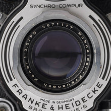 画像をギャラリービューアに読み込む, ローライ Rollei ROLLEICORD Va Type 1 / Schneider kreuznach Xenar 75mm F3.5