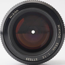 Load image into Gallery viewer, Nikon Ai Converted NEW NIKKOR 55mm f/1.2