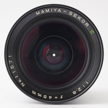 画像をギャラリービューアに読み込む, マミヤ Mamiya MAMIYA SEKOR C 45mm F2.8 M645用