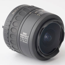 画像をギャラリービューアに読み込む, ペンタックス Pentax SMC PENTAX F FISH EYE ZOOM 17-28mm F3.5-4.5 K マウント