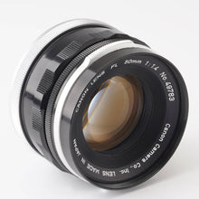 画像をギャラリービューアに読み込む, キヤノン Canon FL 50mm F1.4