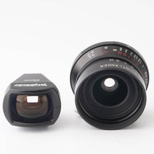画像をギャラリービューアに読み込む, フォクトレンダー Voigtlander Snapshot Skopar 25mm F4 MC / 25mmファインダー