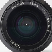 画像をギャラリービューアに読み込む, ニコン Nikon Ai Nikkor 28mm F2