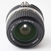 Load image into Gallery viewer, Nikon Ai-s Nikkor 28mm f/2.8